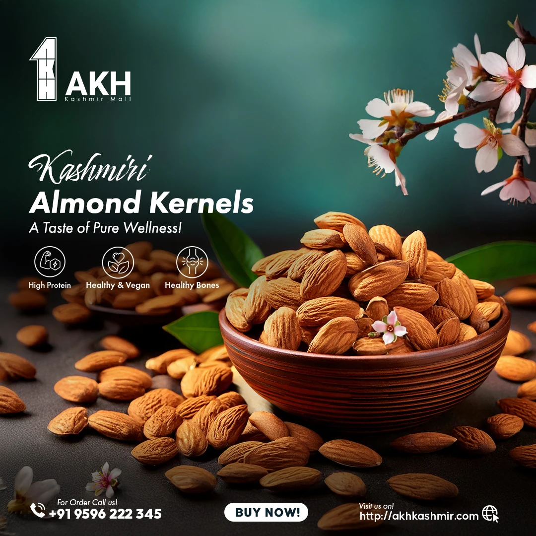 Kashmiri Almond Kernels