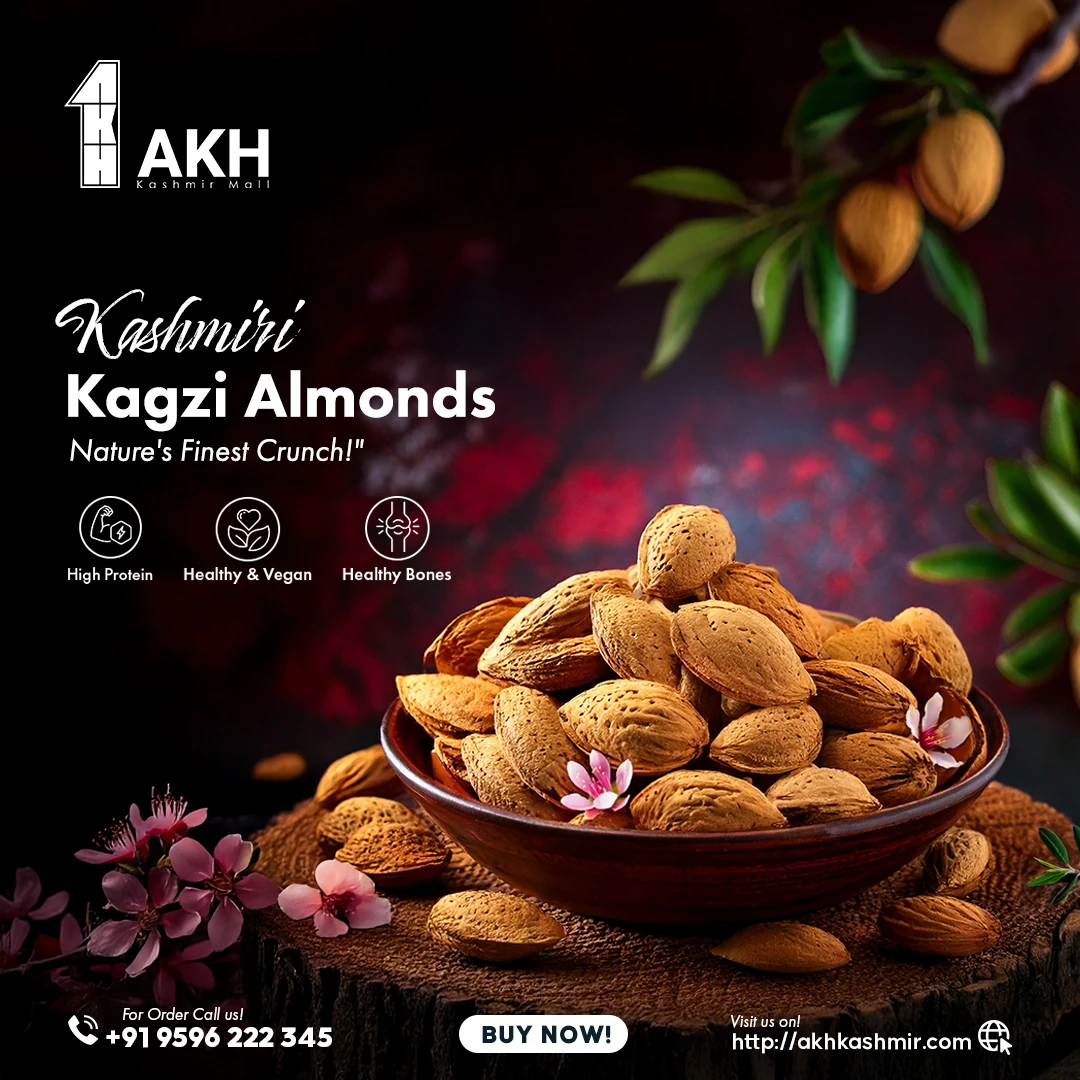 Kashmiri Kagzi Almonds